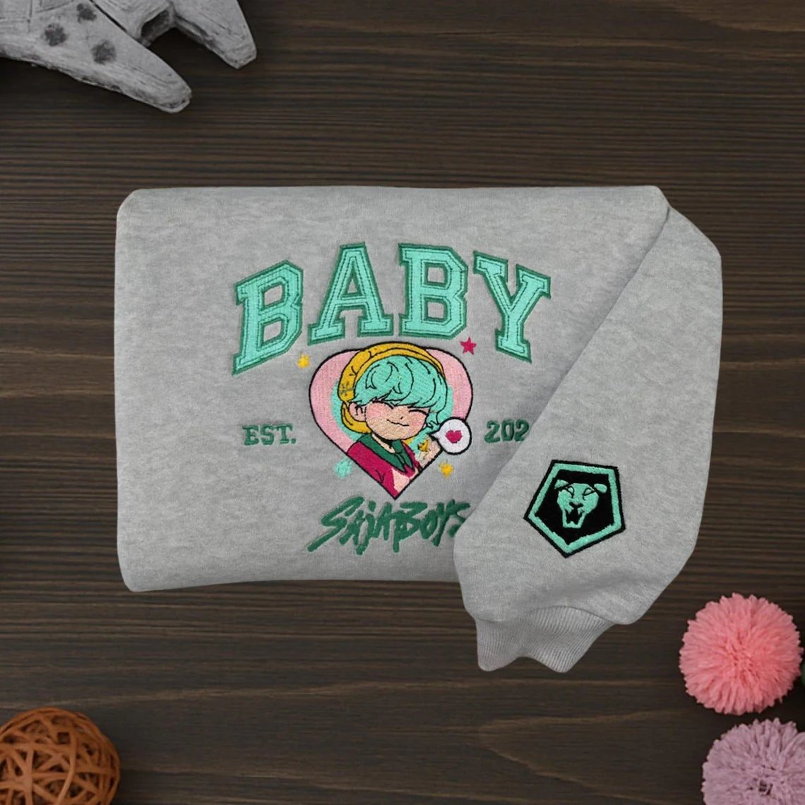 Kpop Embroidered Youth Sweatshirt