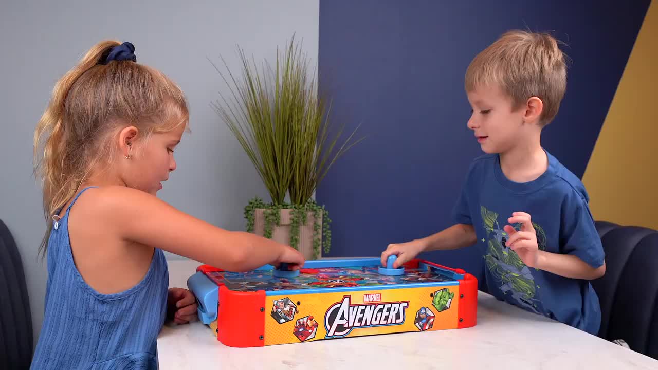 Wooden Electronic Air Hockey Table - Disney Princess