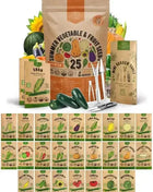 25 Summer Fruit & Vegetable Seeds Variety Pack
