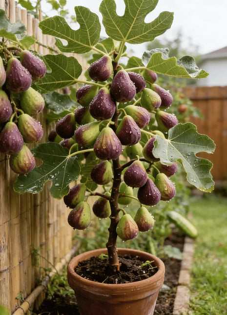 🏆65K+ SOLD!🌿Brown Turkey Fig Seeds-America's Favorite Fig for Patio &amp; Container Gardening! Easy to Grow, Sweet Harvest.
