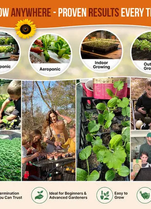 25 Summer Fruit & Vegetable Seeds Variety Pack