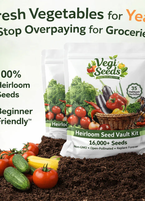 Vegetable Seed Vault Kit