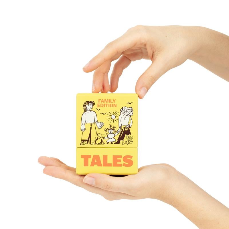 💬 TALES Family Edition – 150 Conversation Cards for Family Dinners & Game Nights 👨‍👩‍👧‍👦 Fun Prompts for Kids. Teens & Adults