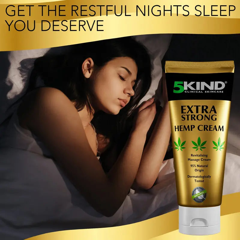 💪 5kind Extra Strong Hemp Cream – Powerful Hemp & Arnica Formula for Muscle, Joint & Back Relief 🌿