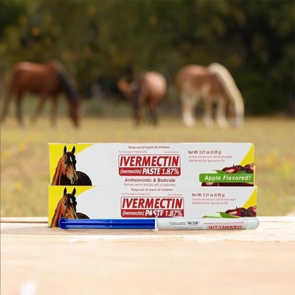 ivermectin Horse Paste 1.87% 6.08g Tubes