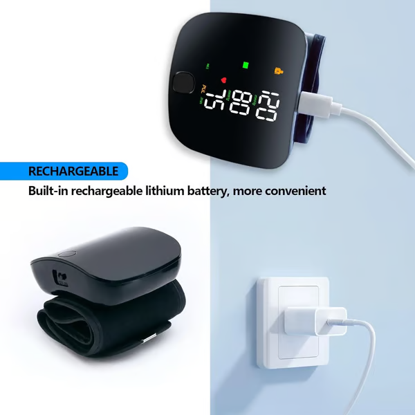 📢Last Day 49% OFF🔥[2025 Upgraded] Wrist Blood Pressure Monitor Led Display