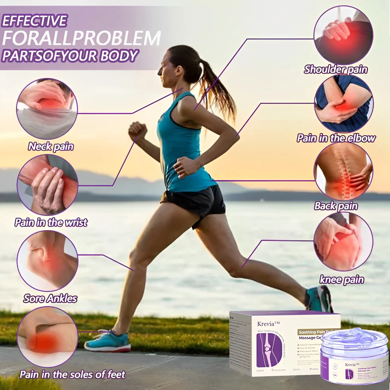 Soothing Pain Relief Massage Gel - Perfect for Joint pain/Muscle soreness/Tenosynovitis/Finger tingling!