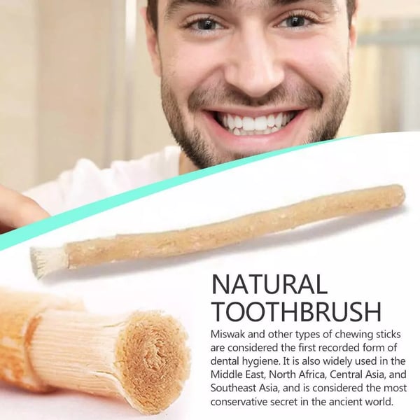 🔥Hot Sale 49% OFF🔥Miswak Teeth Whitening Toothbrush