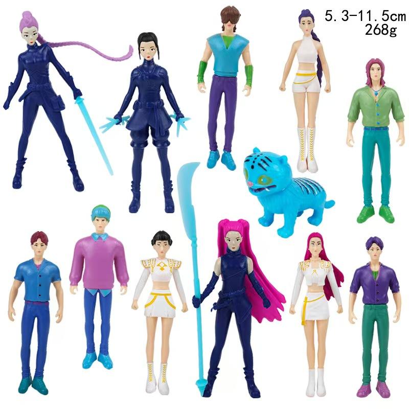 Kpop Demon Hunter Theme Doll Set