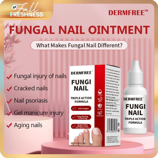 FallFreshness Toenail Fungus Treatment Extra Strength, Antifungal Solution for Toenail or Fingernail, Triple Action Formula for Remove Fungal, Repair and Renewal Damaged Nails, 0.5 Fl Oz