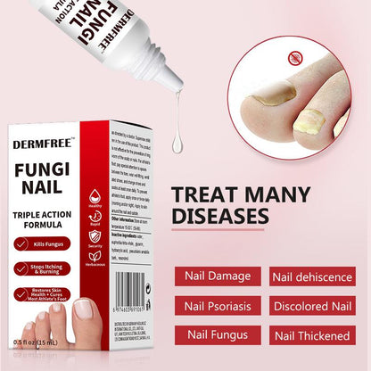 FallFreshness Toenail Fungus Treatment Extra Strength, Antifungal Solution for Toenail or Fingernail, Triple Action Formula for Remove Fungal, Repair and Renewal Damaged Nails, 0.5 Fl Oz