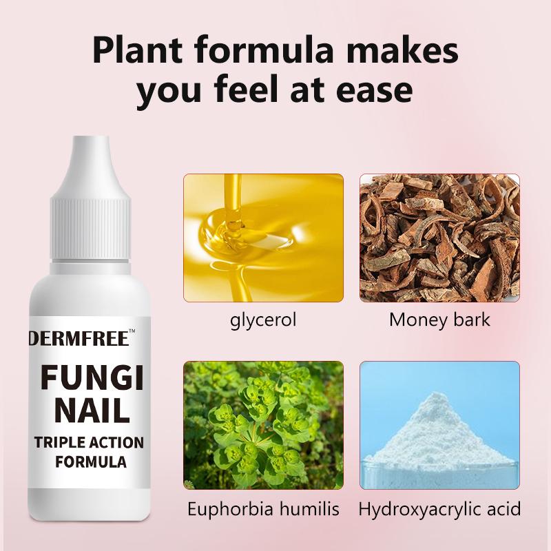 FallFreshness Toenail Fungus Treatment Extra Strength, Antifungal Solution for Toenail or Fingernail, Triple Action Formula for Remove Fungal, Repair and Renewal Damaged Nails, 0.5 Fl Oz