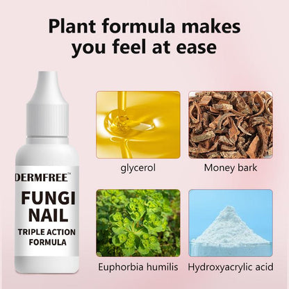 FallFreshness Toenail Fungus Treatment Extra Strength, Antifungal Solution for Toenail or Fingernail, Triple Action Formula for Remove Fungal, Repair and Renewal Damaged Nails, 0.5 Fl Oz