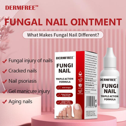 FallFreshness Toenail Fungus Treatment Extra Strength, Antifungal Solution for Toenail or Fingernail, Triple Action Formula for Remove Fungal, Repair and Renewal Damaged Nails, 0.5 Fl Oz