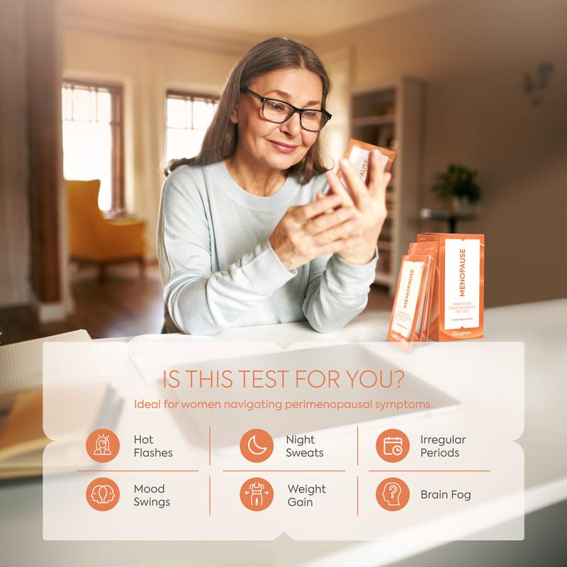 DIAGNOX FSH Menopause Test - 5 Pack Menopause Stage Indicator