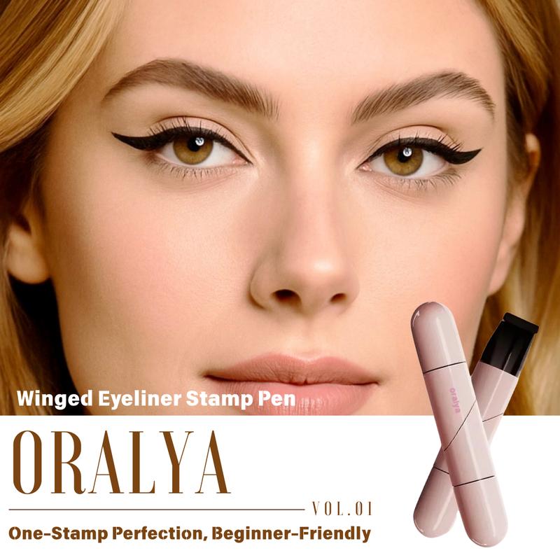 Winged Eyeliner Makeup Tool Beauty Tool – For makeup novice, makeup beginner, easy for puffy eyes, hoodie eyesbeauty gadget, One-Press Perfect Wings, Waterproof & Beginner-Friendly, Natural Look, Long-Lasting, Lipliner, Cosmetic