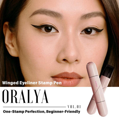 Winged Eyeliner Makeup Tool Beauty Tool – For makeup novice, makeup beginner, easy for puffy eyes, hoodie eyesbeauty gadget, One-Press Perfect Wings, Waterproof & Beginner-Friendly, Natural Look, Long-Lasting, Lipliner, Cosmetic