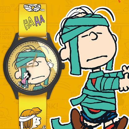 MINISO Snoopy Friends Series Trendy Watch Blind Box Retro Stylish Cute Design Spooky Cartoon Halloween Christma Holiday Gift for Kids Students