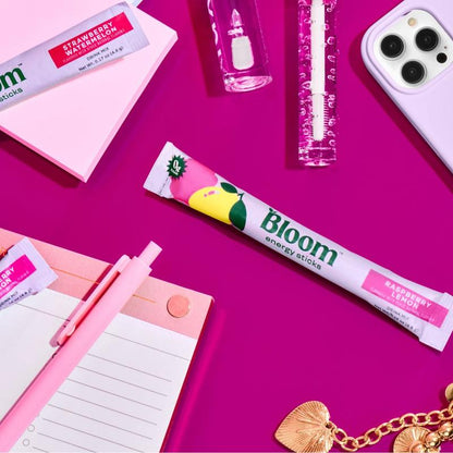 Bloom Nutrition Energy Sticks (10 Sticks) – Focus & Metabolism Support – Natural Caffeine & B Vitamins