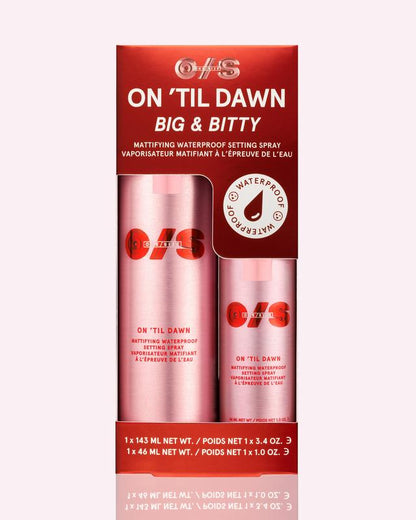 On 'Til Dawn Setting Spray Duo 💦 Long-Lasting, Waterproof & Transfer-Proof Makeup Finish (4.4 oz)