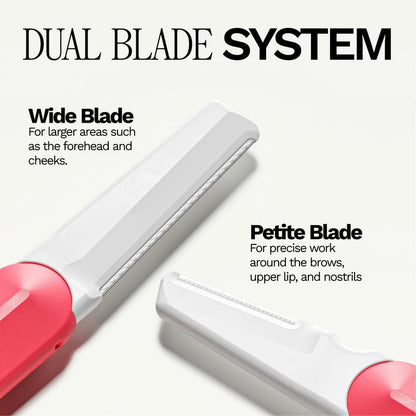 Hair Identifier Spray & Dermaplaning Razor Kit – Reveal Peach Fuzz for Smooth, Radiant Skin