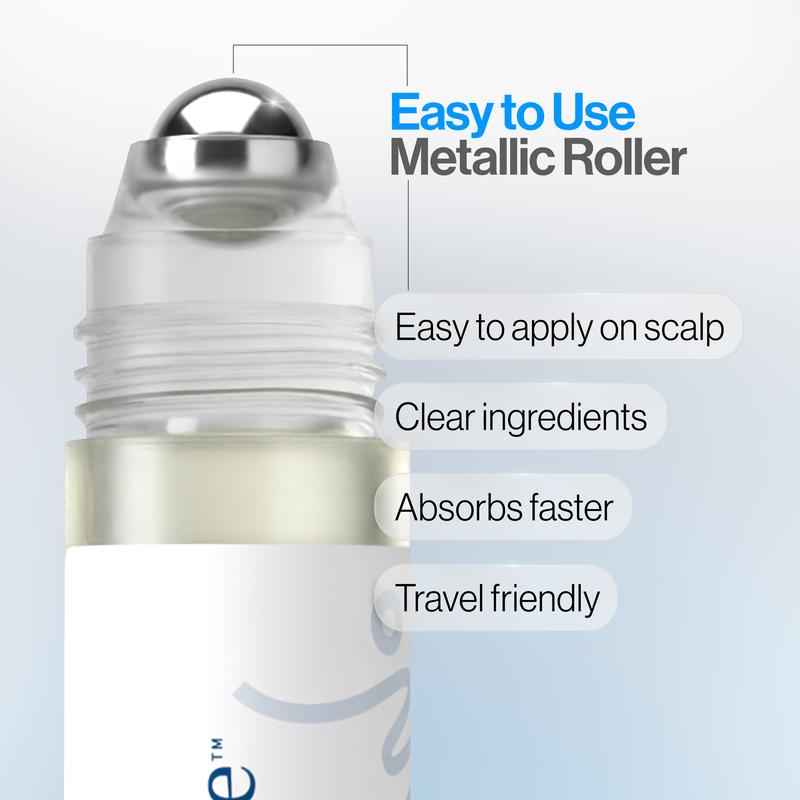 Hair Growth Serum 🚀 | 3% Rosemary & DHT Blocker | Non-Oily Roll-On 💧