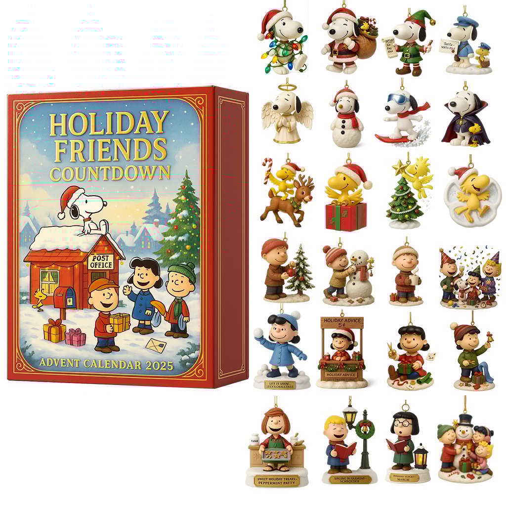🔥Limited Edition, Only 100 Sets Left! - 🎄Holiday Friends Countdown Advent Calendar 2025