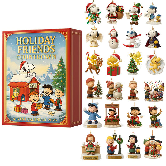 🔥Limited Edition, Only 100 Sets Left! - 🎄Holiday Friends Countdown Advent Calendar 2025