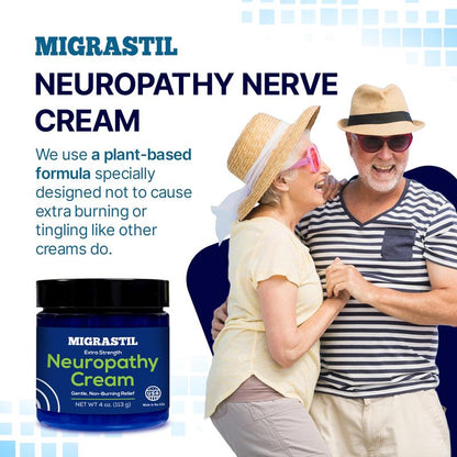 Migrastil Neuropathy Relief Cream | Gentle Soothing with Clove & Shea Butter