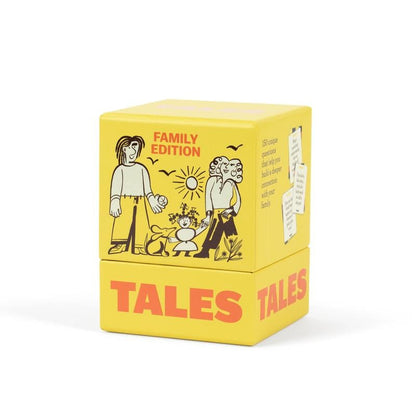 💬 TALES Family Edition – 150 Conversation Cards for Family Dinners & Game Nights 👨‍👩‍👧‍👦 Fun Prompts for Kids. Teens & Adults
