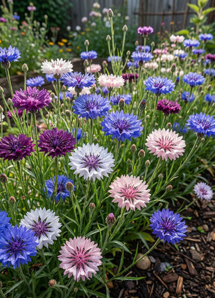 1000 Pcs Tall Mixed Colors Cornflower
